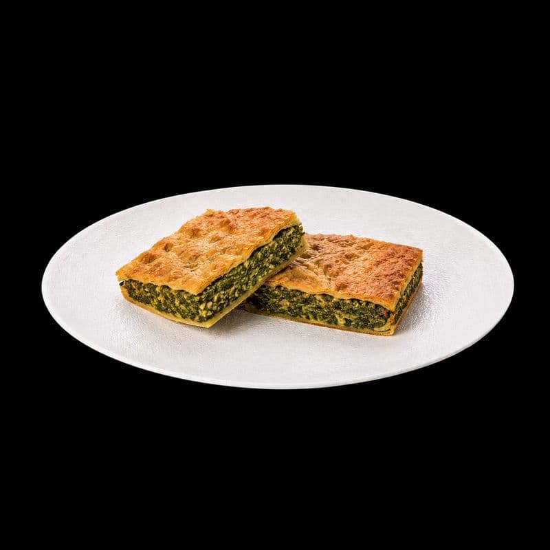Erbazzone — Savoury Spinach Pie. Chic Food Traditional Italian Dish.