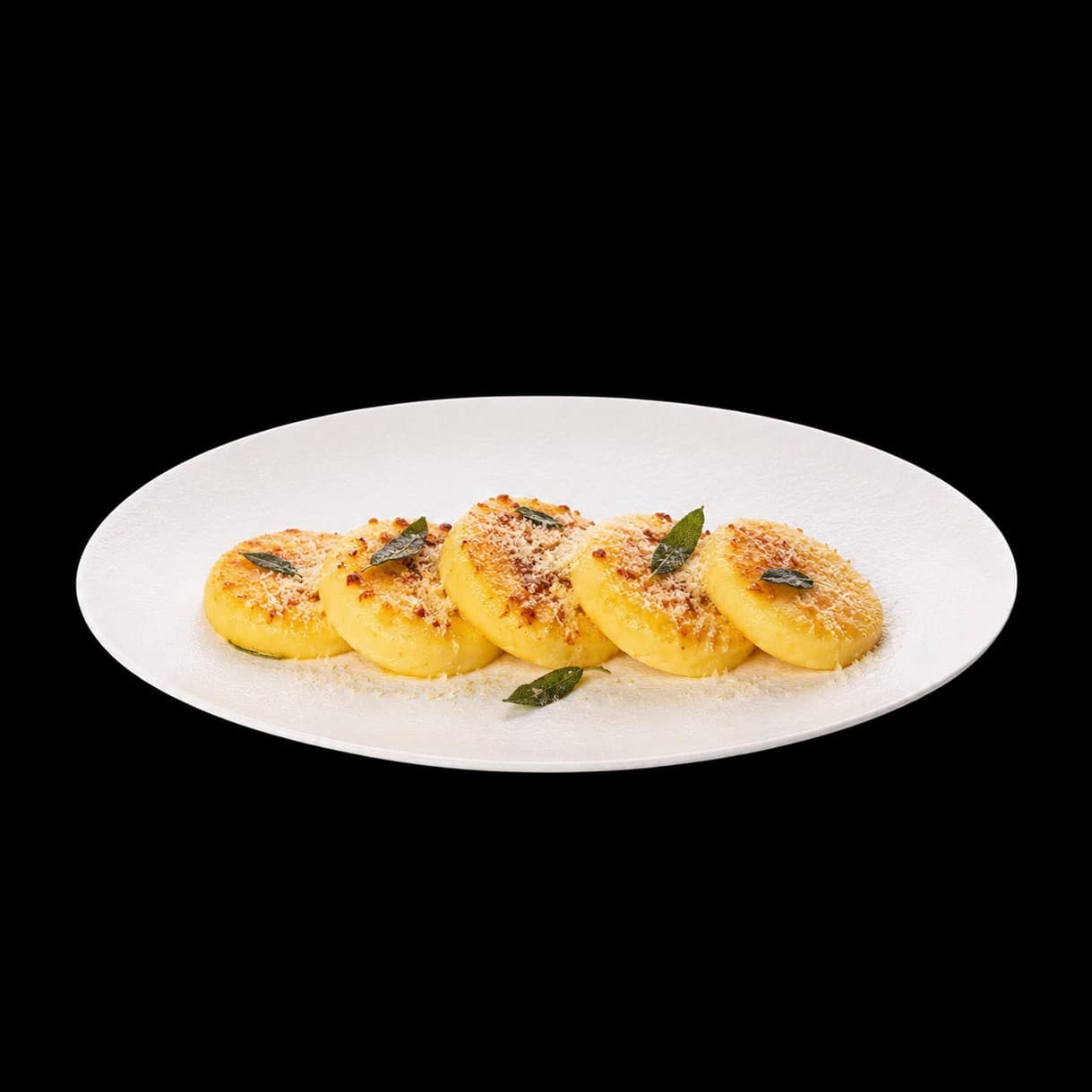 Gnocchi alla Romana. Chic Food Traditional Italian Dish.