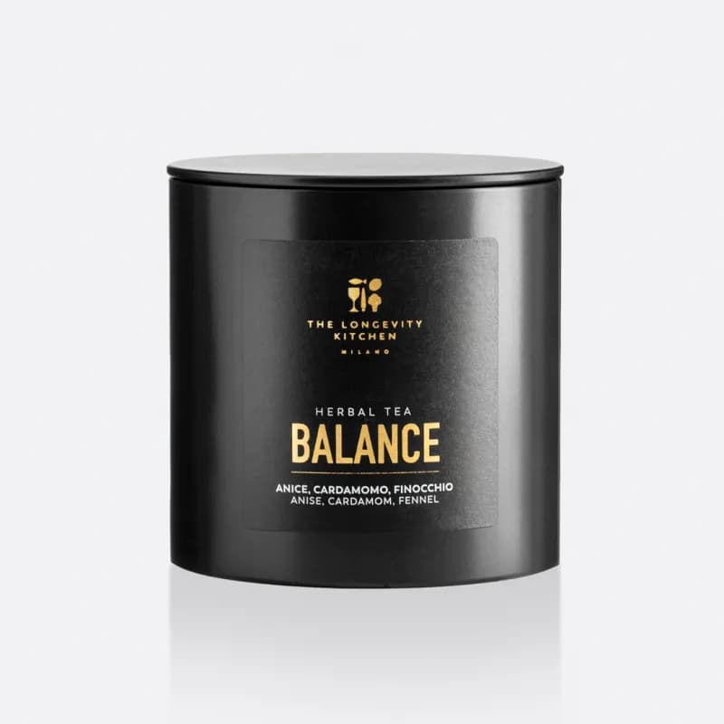 HERBAL TEA BALANCE — Infuso di erbe naturali – Anice, Cardamomo, Finocchio. Chic Food Functional Food.