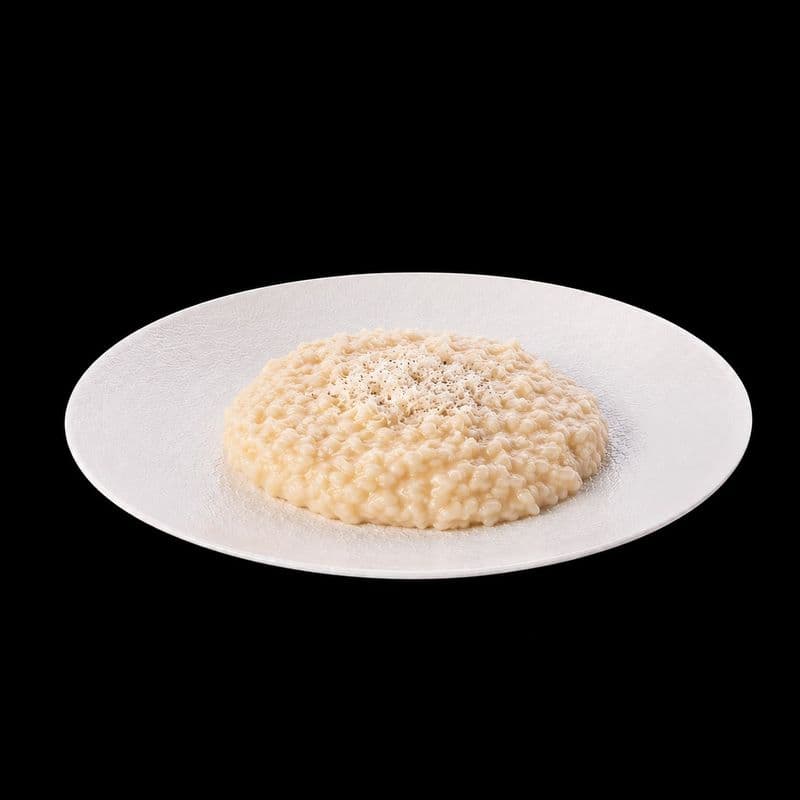 Parmesan Risotto. Chic Food Traditional Italian Dish.