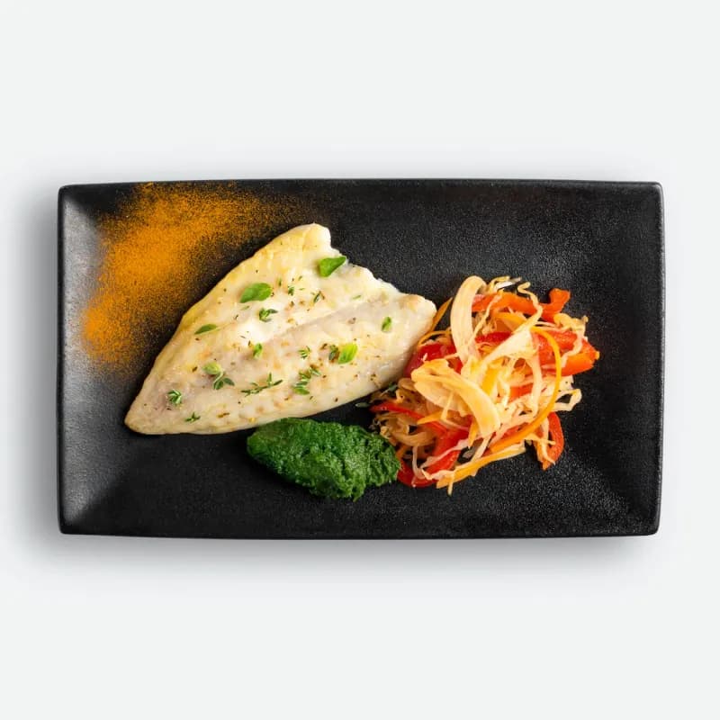Sea Garden. Chic Food Piatto Blue Zone.