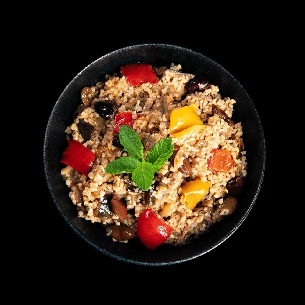 Sea Grain. Chic Food Piatto Blue Zone.
