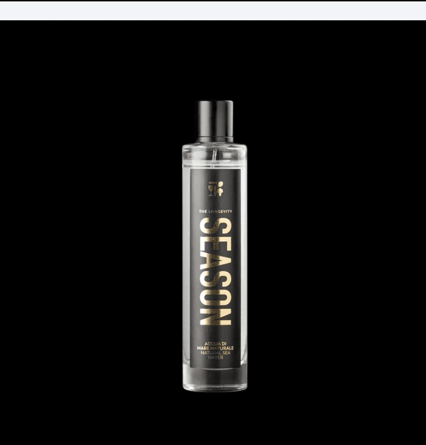 SEASON TLK — Acqua di mare naturale ad uso alimentare. Chic Food Functional Food.