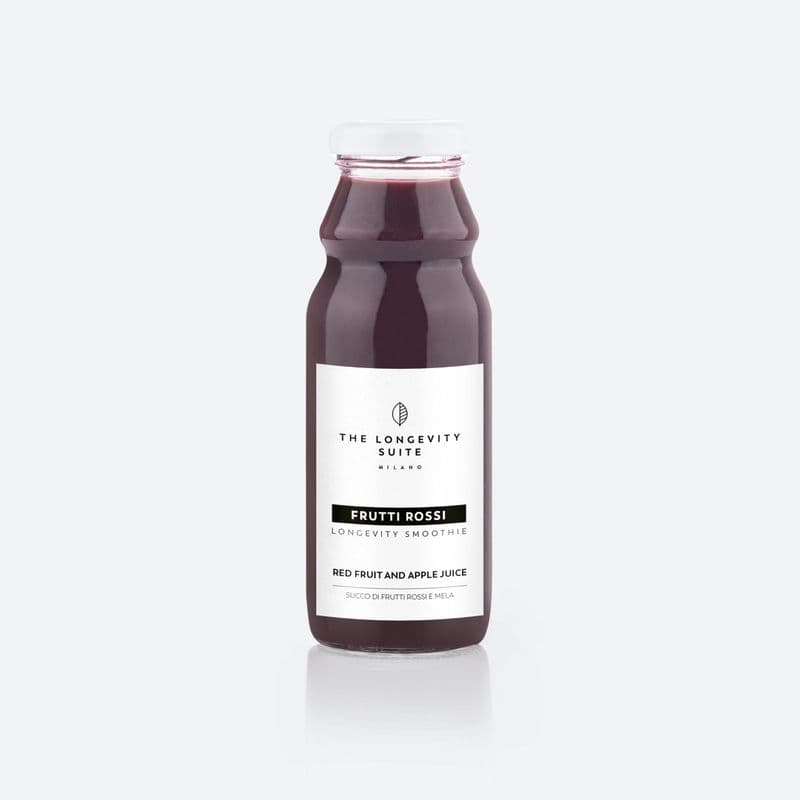 SMOOTHIE 100% RED FRUIT — Succo di frutti rossi e mela. Chic Food Functional Food.