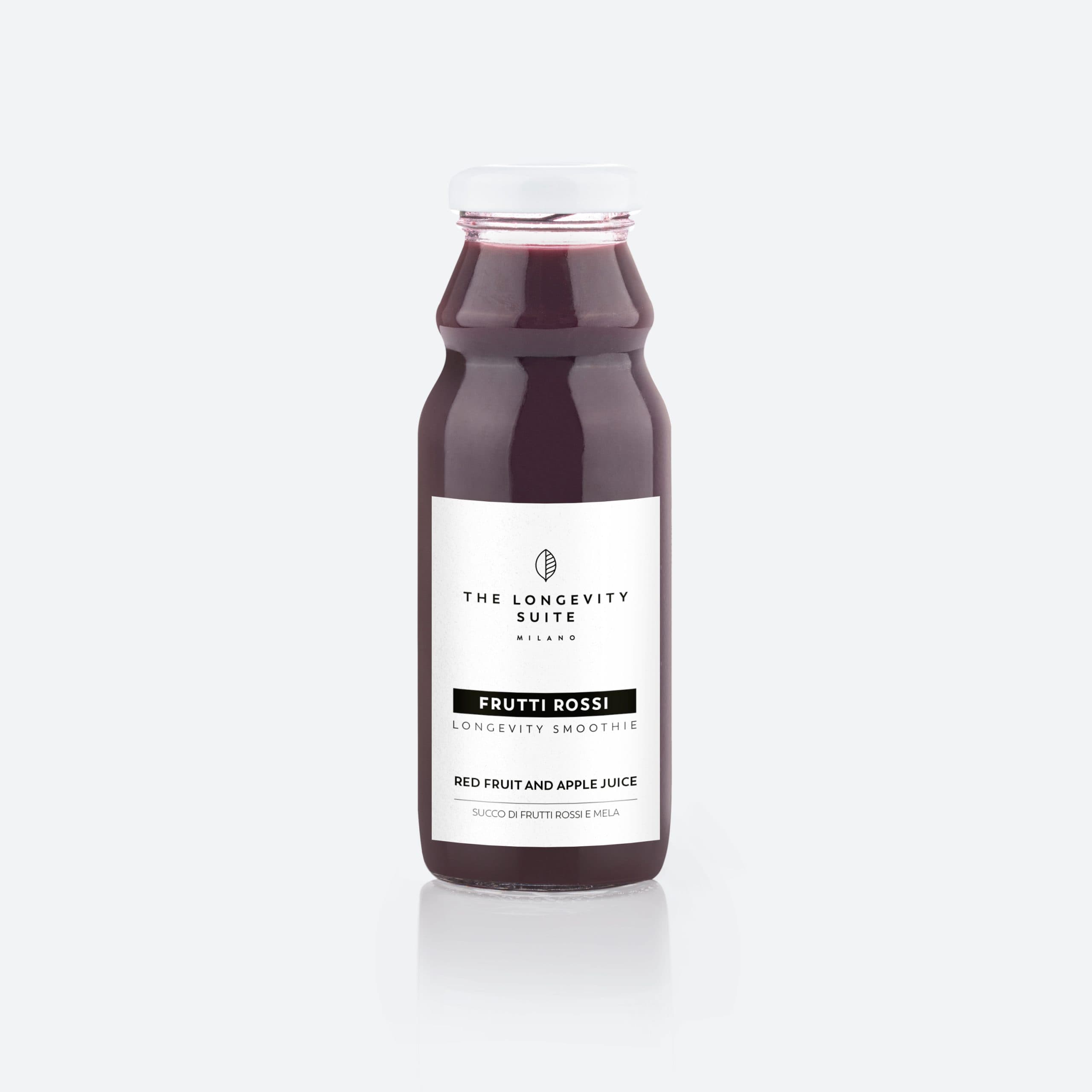 SMOOTHIE 100% RED FRUIT — Succo di frutti rossi e mela. Chic Food Functional Food.