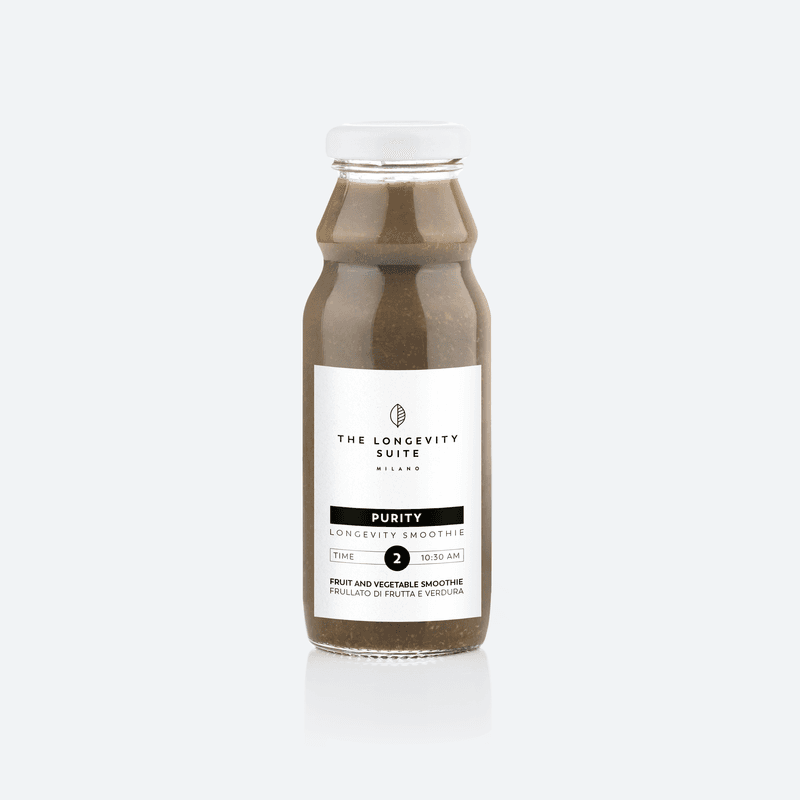 SMOOTHIE N.2 PURITY — Frullato di frutta e verdura. Chic Food Functional Food.