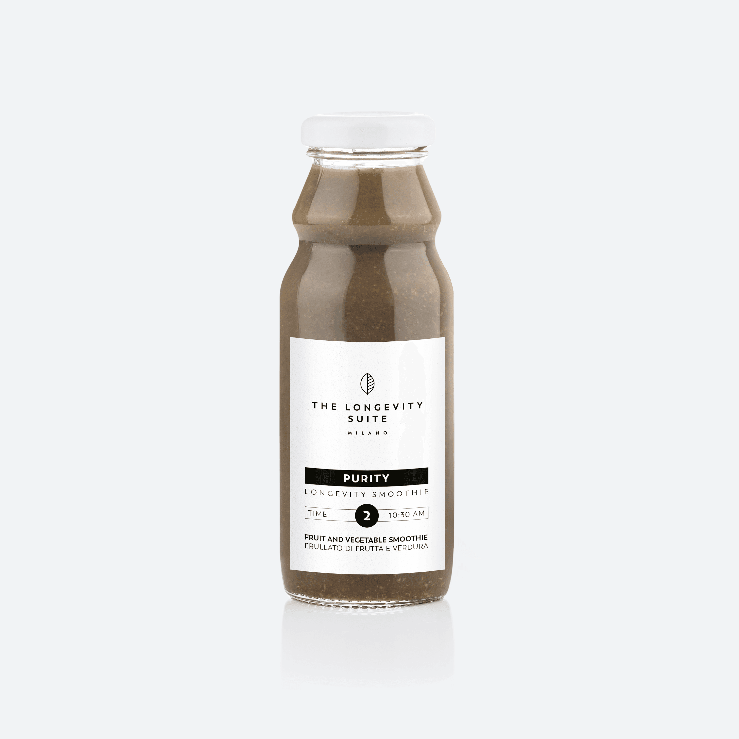 SMOOTHIE N.2 PURITY — Frullato di frutta e verdura. Chic Food Functional Food.