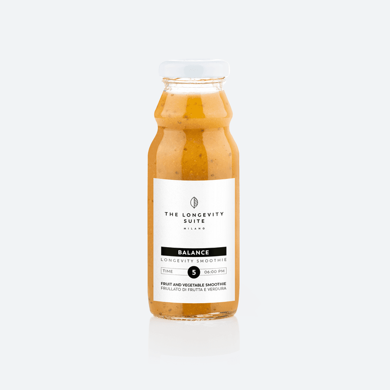 SMOOTHIE N.5 BALANCE — Frullato di frutta e verdura. Chic Food Functional Food.