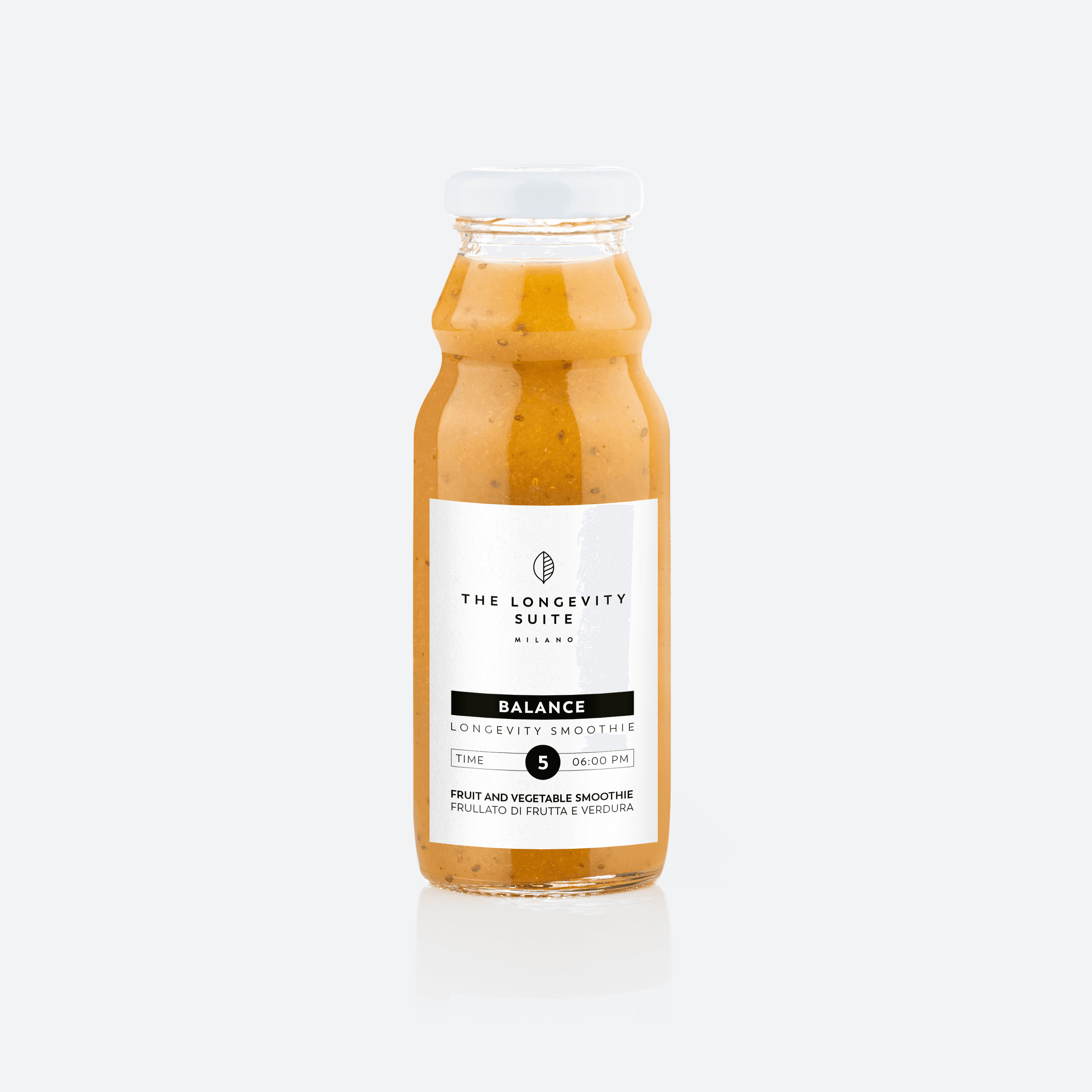 SMOOTHIE N.5 BALANCE — Smoothie de fruits et légumes. Chic Food Aliment Fonctionnel.