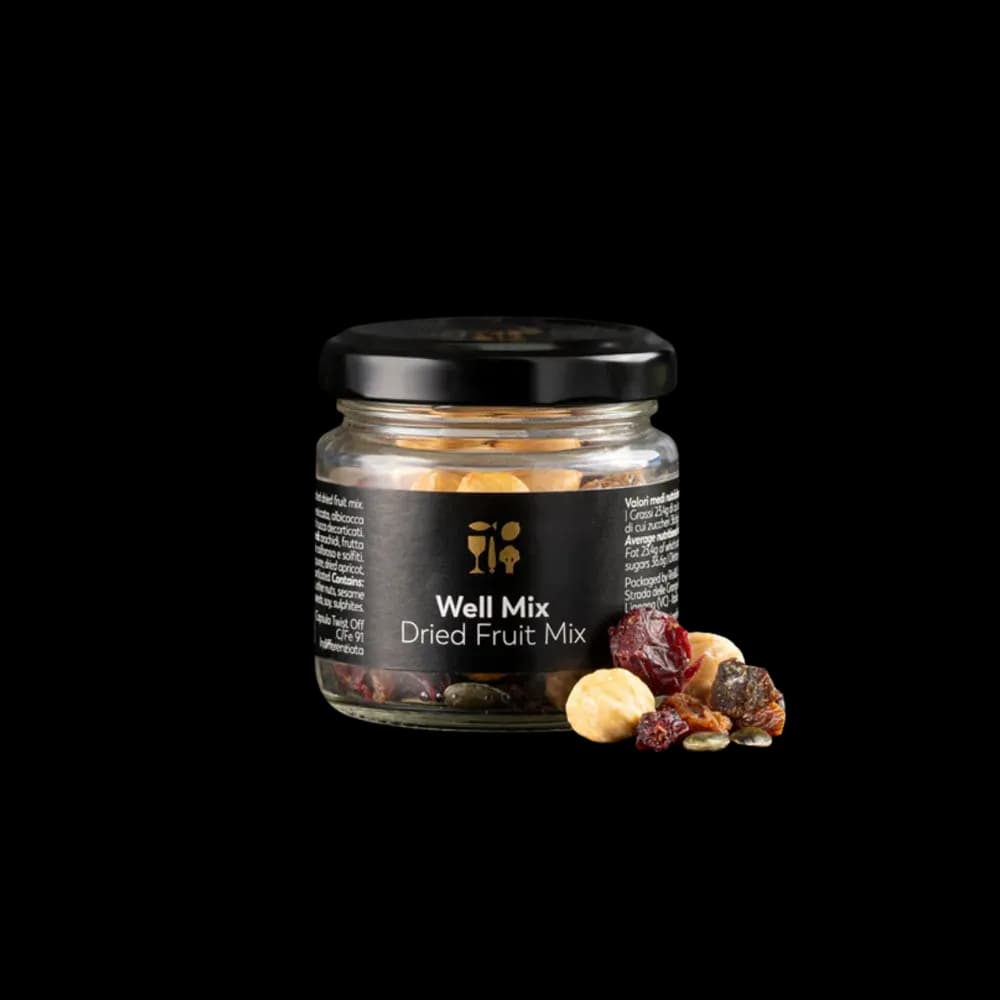 WELL MIX — Misto di frutta secca non salata. Chic Food Functional Food.