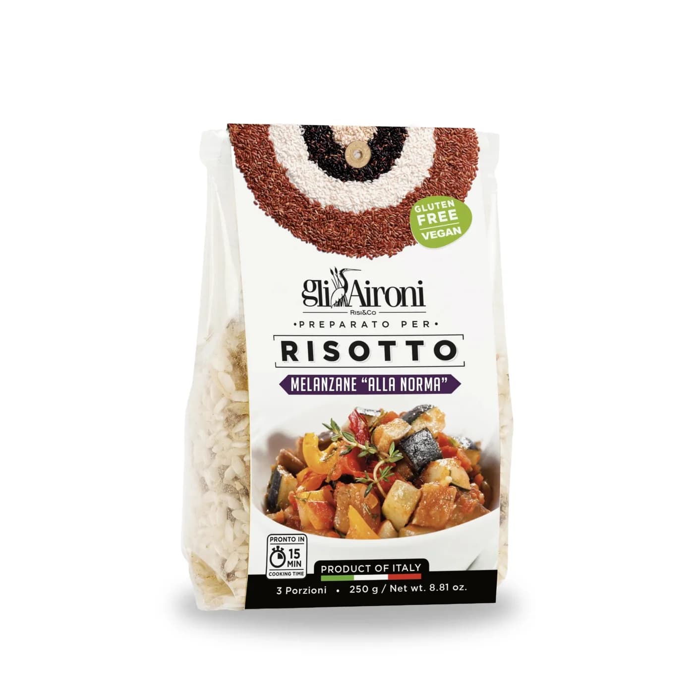 Aubergine alla Norma Risotto